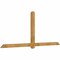 Ekena Millwork Eugene Rough Sawn Timber Gable Bracket, Western Red Cedar, 108"W x 45"H x 4"D x 4"F, 10/12 Pitch GBW108X45X0404EUG00RWR - alternate 4